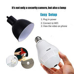 Camlight Bulb Fisheye Surveillance Camera