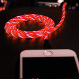 Flowing Light Smart USB Cable - iPhone/Android - आधुनिक केबल