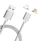 Metal Braided Premium Quality Magnetic Charging Cable (3 in 1)