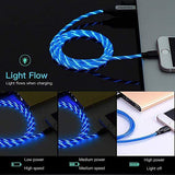 Flowing Light Smart USB Cable - iPhone/Android - आधुनिक केबल