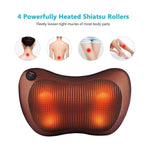 CAR AND HOME INFRARED SELF ROTATING-ROLLING HEAD-SHOULDER-NECK MASSAGER