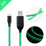 Flowing Light Smart USB Cable - iPhone/Android - आधुनिक केबल