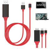 8-Pin iPhone/USB to HDMI Converter Cable - एचडीएमआई कन्वर्टर केबल