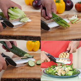 COMBO OF 3-IN1 VEG PEELER & CLEVER CUTTER!