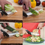 Clever Cutter 2-in-1 Food Chopper Multi-functional Kitchen Vegetable Scissor