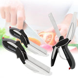 COMBO OF 3-IN1 VEG PEELER & CLEVER CUTTER!