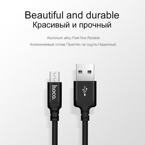 Hoco Micro Usb Cable 1M 5V2A Fast Charger Data For Samsung Xiaomi Huawei - -