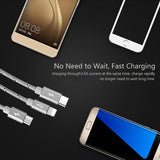 Premium Unbreakable Nylon Fast Charging Braided 3 in 1 Data Cable