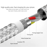 Premium Unbreakable Nylon Fast Charging Braided 3 in 1 Data Cable