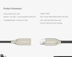 Premium Unbreakable Zinc Alloy Ios Cable - -