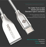 Premium Zinc Alloy Type C Unbreakable Cable - -