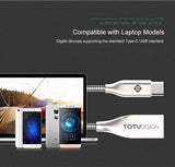 Premium Zinc Alloy Type C Unbreakable Cable - -