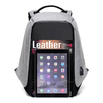 Usb Charger Anti Theft Waterproof Smart Bag - -